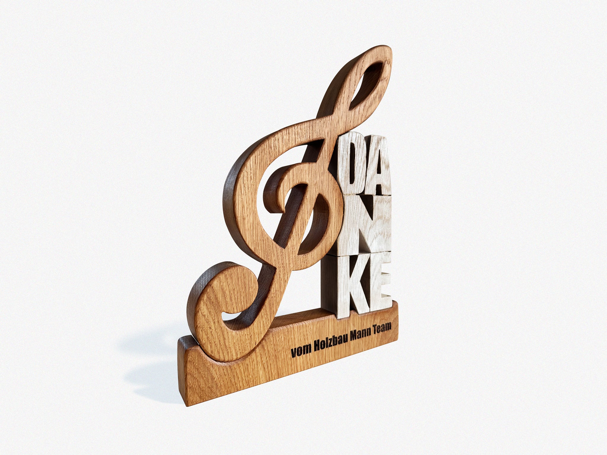 Danke mit Notenschlüssel